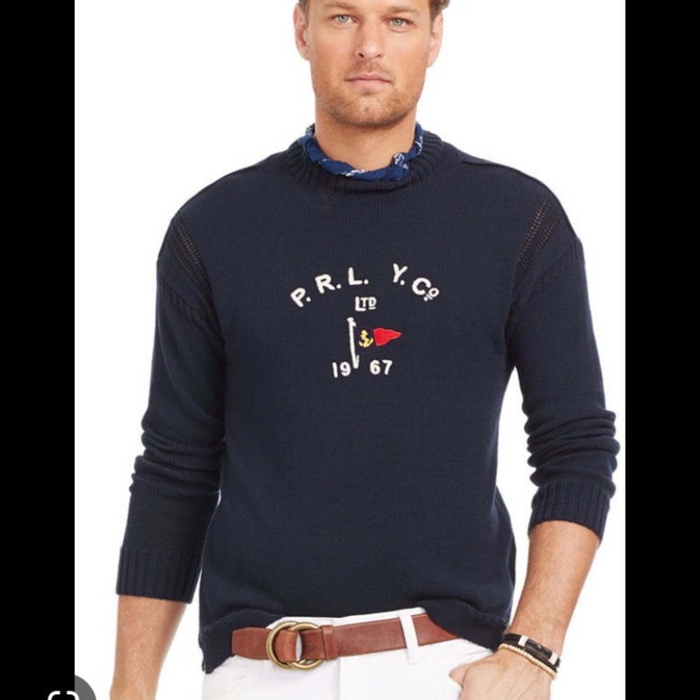 Polo Ralph Lauren Flag Crewneck Sweater